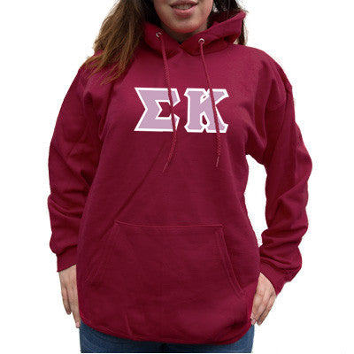 Sigma Kappa Hanes 10oz. Hoody - Hanes F170 - TWILL