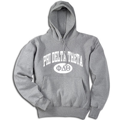 Phi Delta Theta Vertical Arc Printed Hoody - Gildan 18500 - CAD