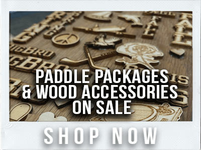 Custom Greek Engraved Paddles