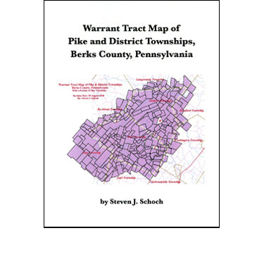 townships warrant tract pike berks district map pennsylvania