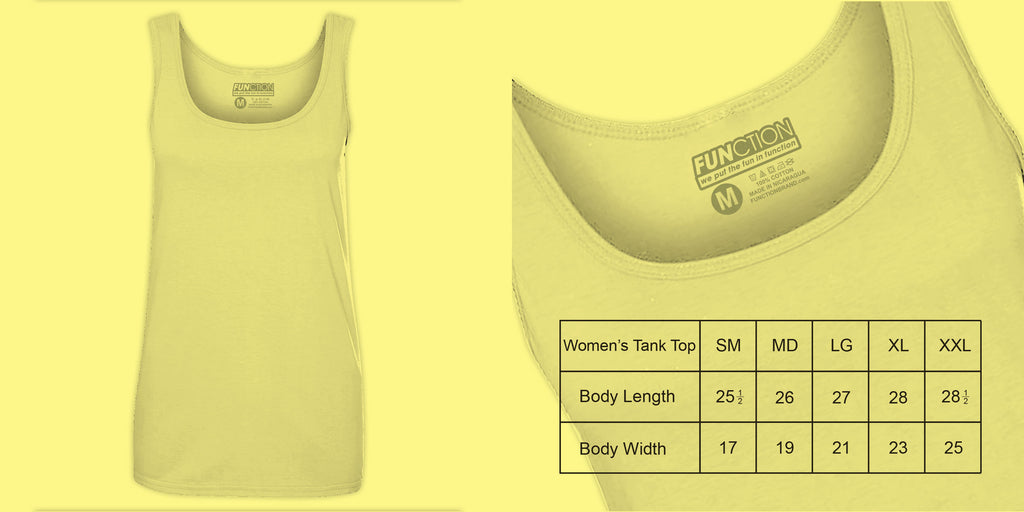 Function sock size guide womens tank top