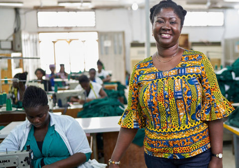 women's textile factory ethical sustainable clothing production