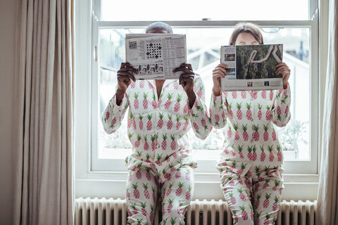women's pineapple pyjama ethical sustainable clothing