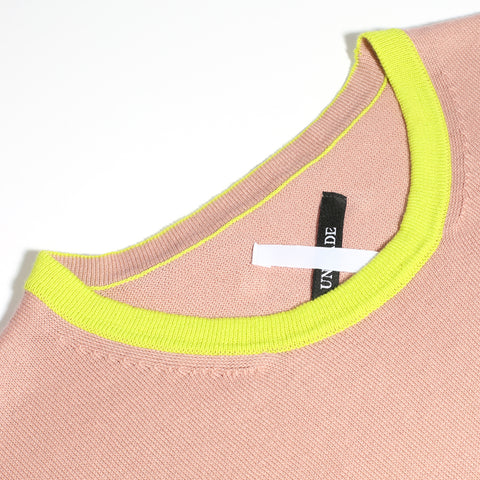 women's personalised knitwear made to order pink yellow