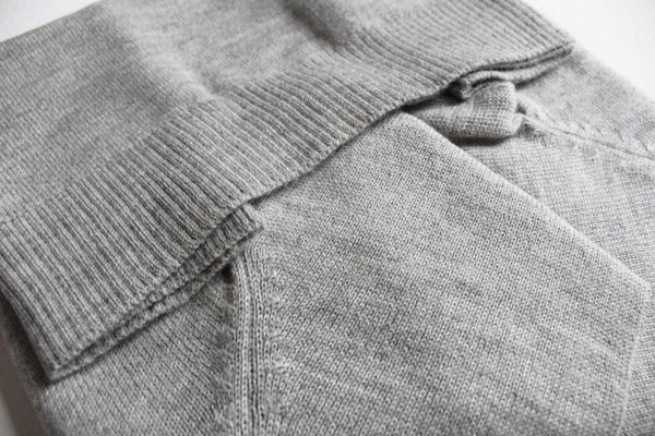 alpaca knitwear women ethical sustainable fashion grey