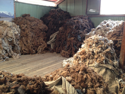 alpaca fleeces sorting peru sustainability