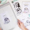 Sizzix Layered Clear Stamps Set 9PK - Floral Hedgehog by Olivia Rose