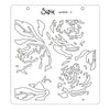 Sizzix Layered Stencils 4PK - Painted Peonies