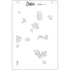 Sizzix A6 Layered Stencil 4PK - Abstract Blooms by Sizzix