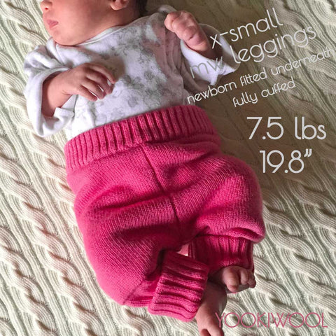 xsmall mw leggings 7.5 lb baby