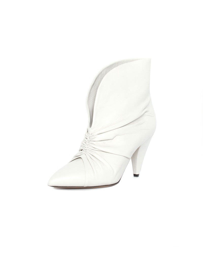 isabel marant white booties