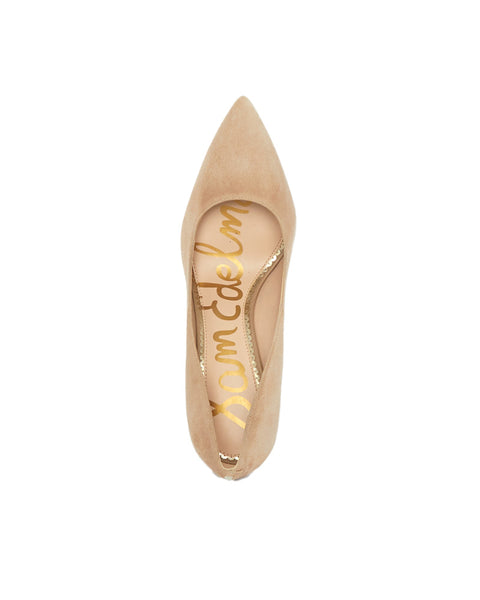 sam edelman hazel pump oatmeal suede