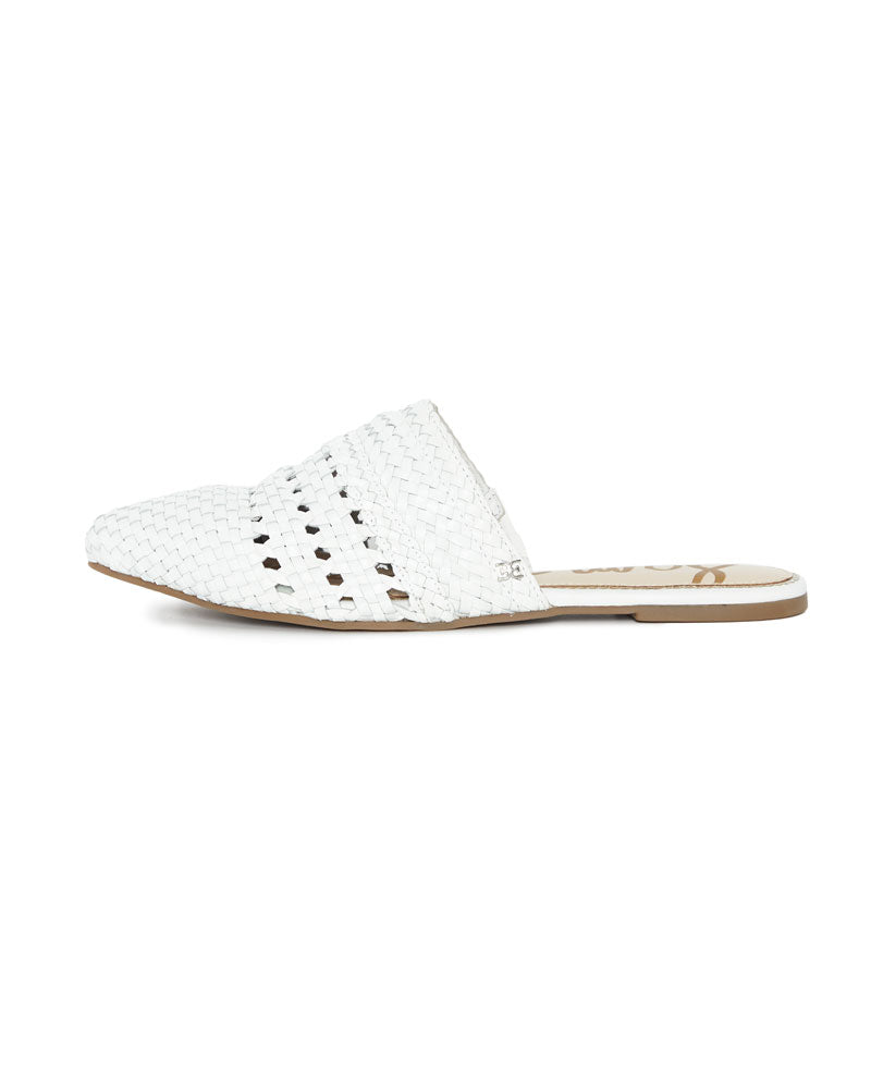 SAM EDELMAN Natalya Slipper White 