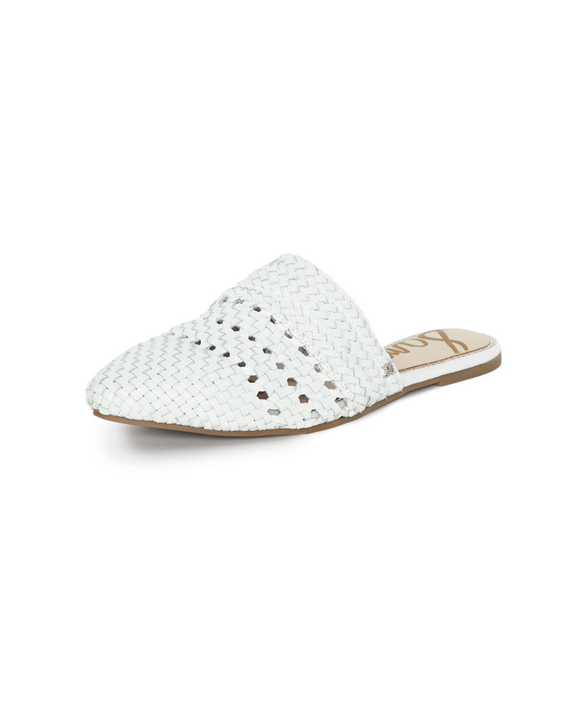 SAM EDELMAN Natalya Slipper White 