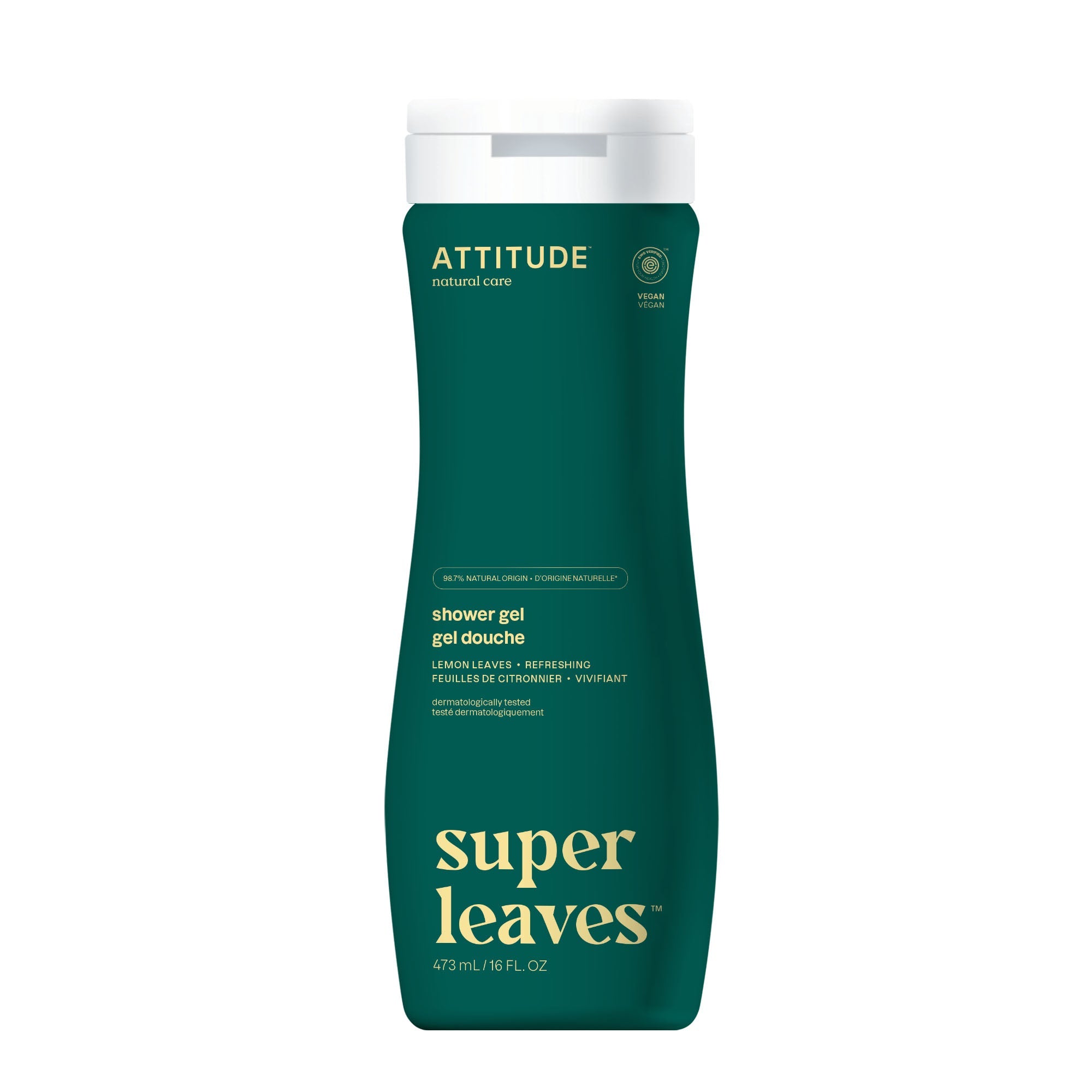 ATTITUDE Super leaves™ Shower Gel Regenerating Lemon leaves 11292_en?_main? 473 mL