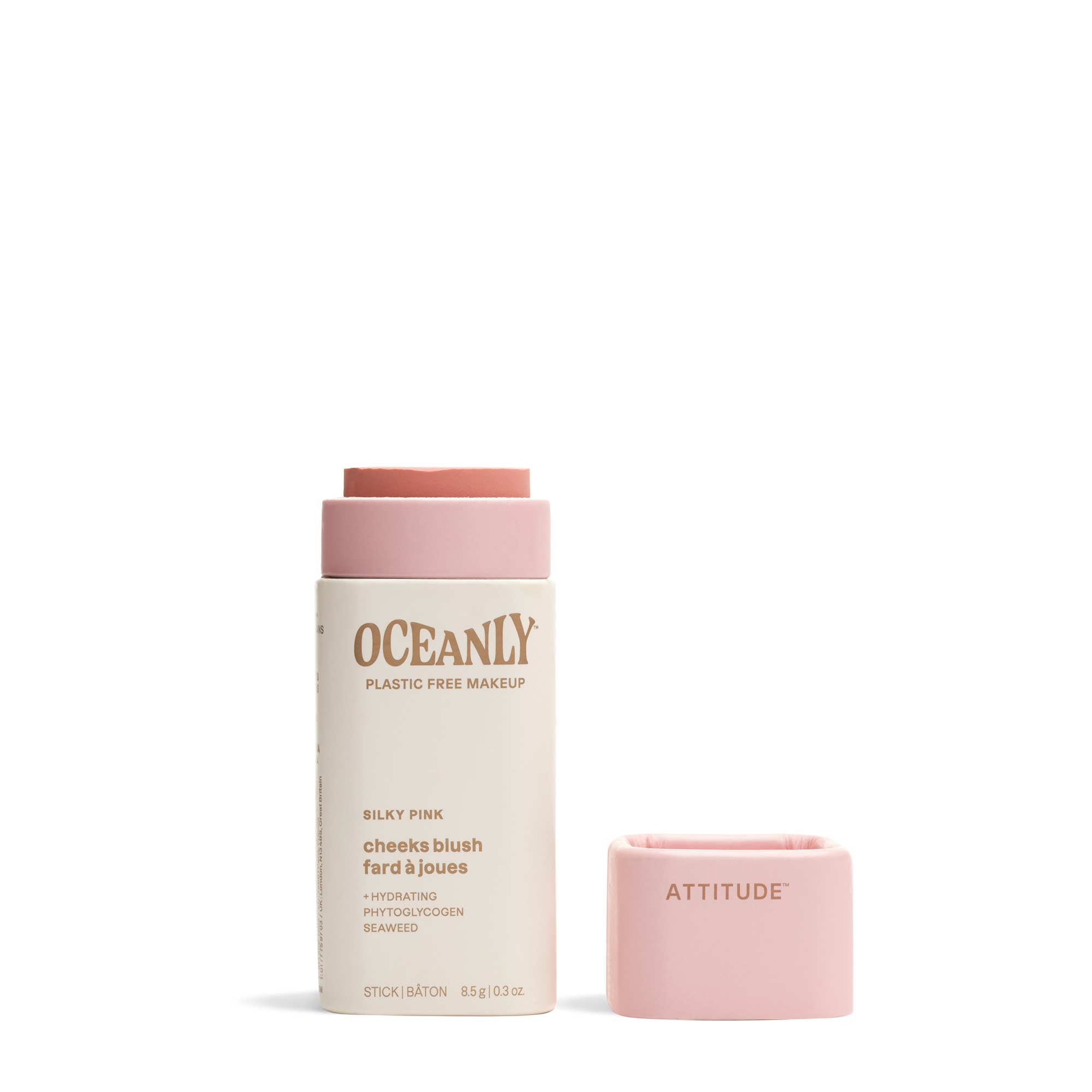 ATTITUDE Oceanly Cream blush stick Silky Pink 0.3 OZ Unscented 16120_en?_main?