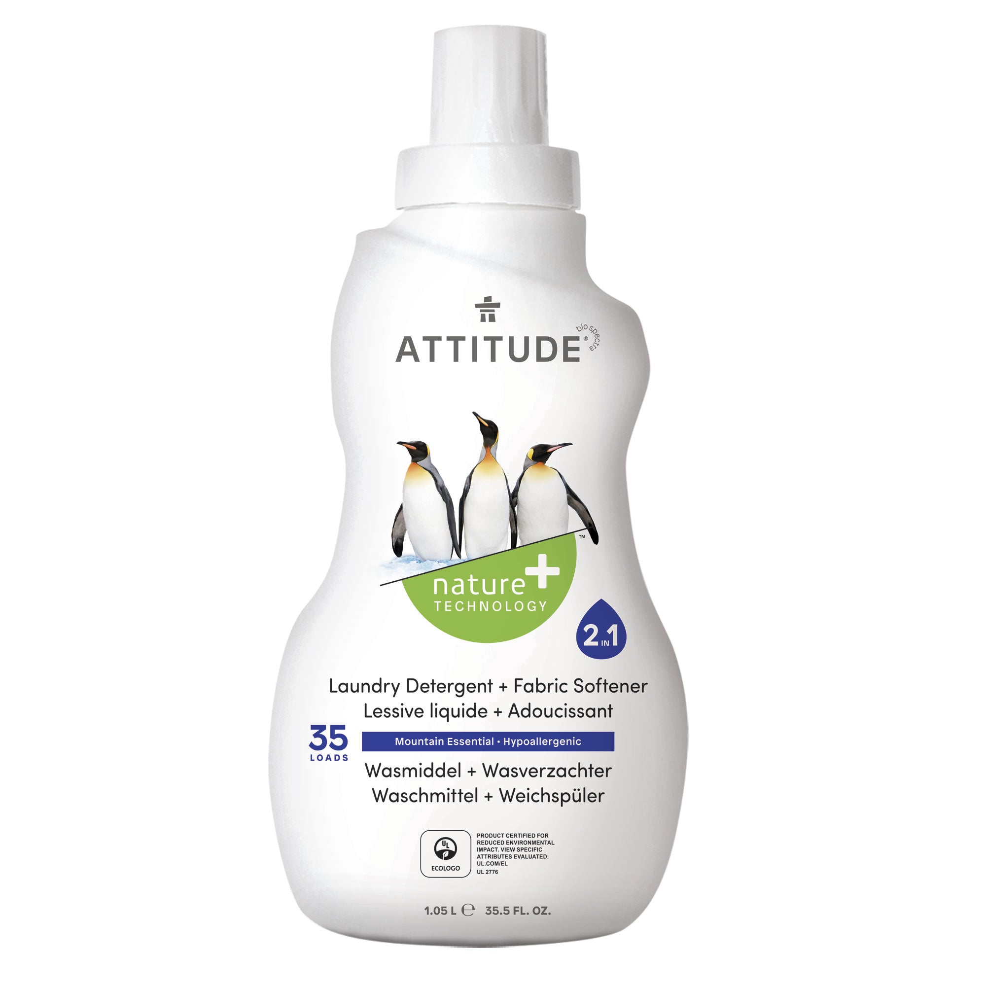 ATTITUDE Nature+ 2-in-1 Laundry Detergent & Fabric Softener Mountain Essentials 42340_en?_main?