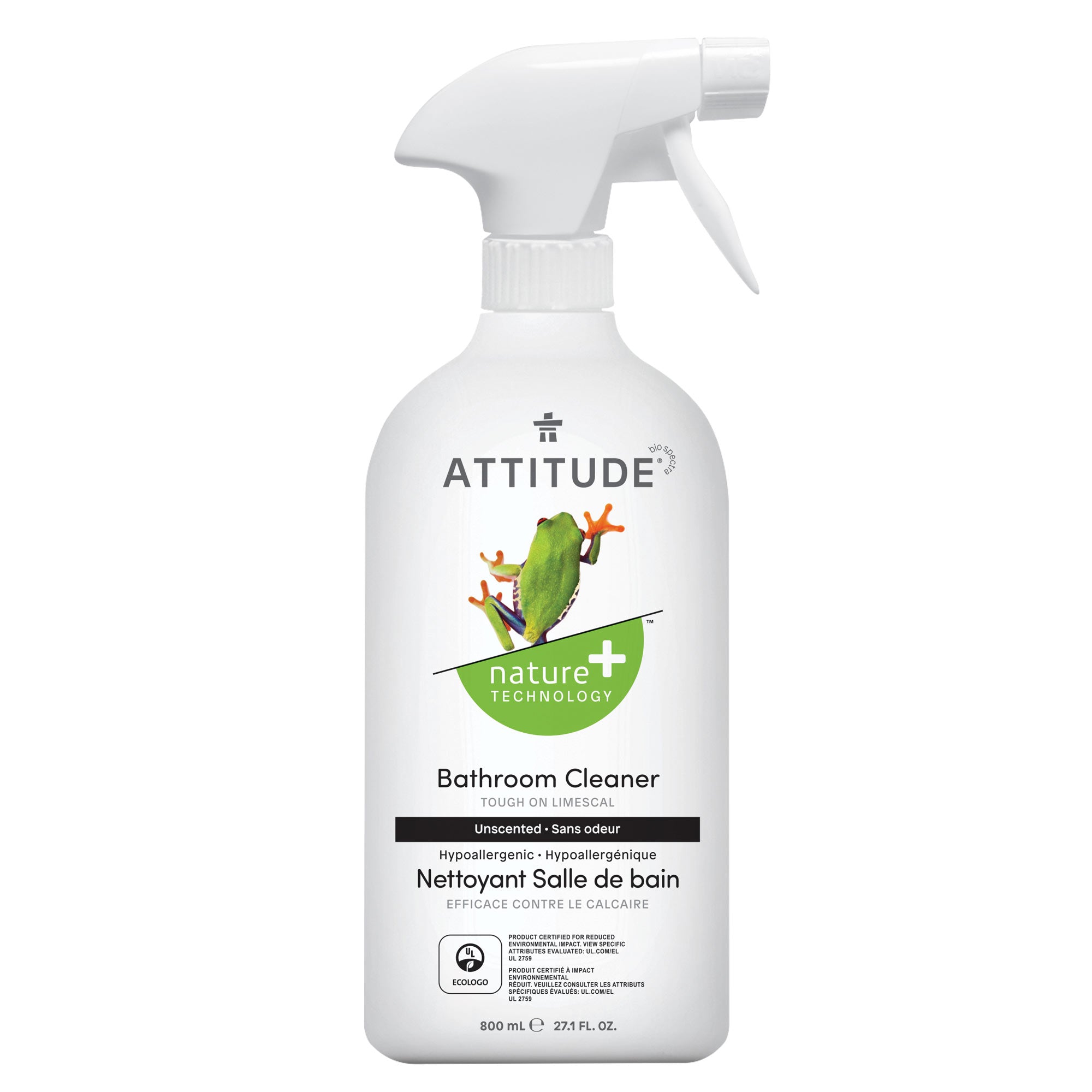 ATTITUDE Nature+ Bathroom Cleaner Unscented Bottle 27 FL. OZ. 10490 10490_en?_main? Unscented / Bottle 27 FL. OZ.