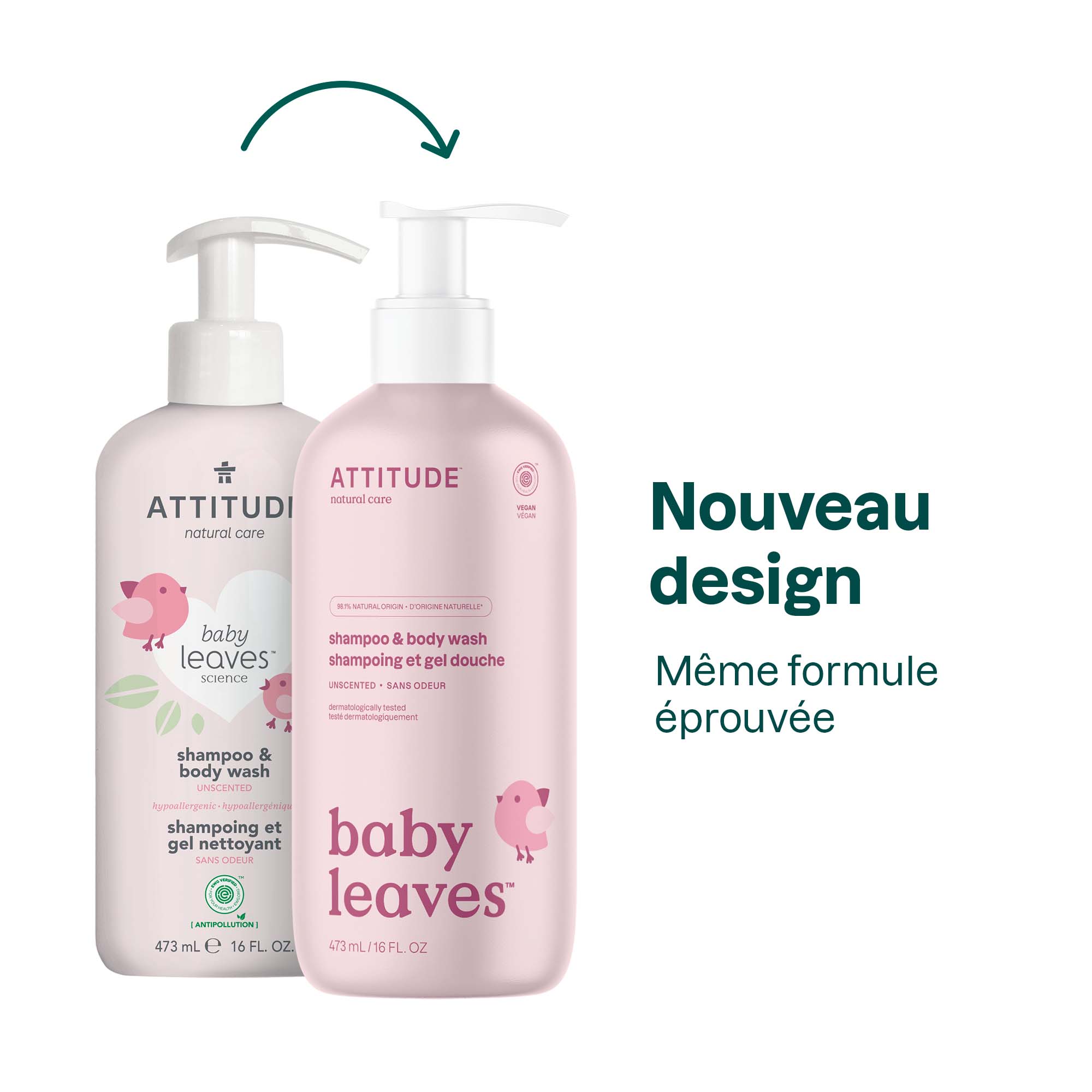 ATTITUDE baby leaves™ 2-In-1 Shampoo and Body Wash Unscented 16615_en? Unscented