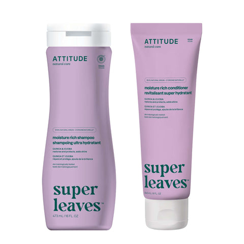 Moisture rich shampoo and conditioner | ATTITUDE
