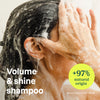 的态度 Super leaves™ Shampoo 体积 & 发光 Amplifies hair thickness _en?_hover? ALL_VARIANTS
