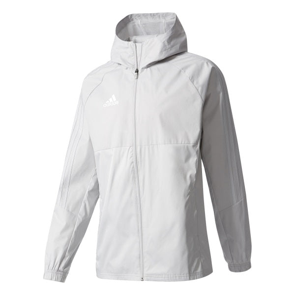adidas rain jacket white