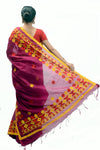 Bengal Handloom Desinger Bi color saree