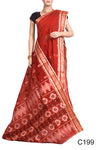 Exqusite Brown Handloom saree from Bengal