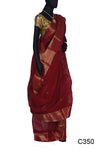 Red Handloom Cotton Saree