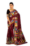 Glamorous Kantha Stitch Partywear Saree