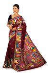 Glamorous Kantha Stitch Partywear Saree