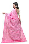 Gujarati Stitch Blended Silk Saree in Elegant Style