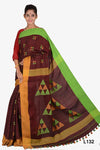 Festiv Handloom Linen Sari