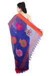 Designer Linen Handloom Saree
