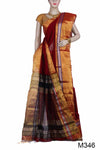 Wide Border Maheshwari Saree