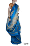 Exclusive Dual-color Handloom Tant Saree