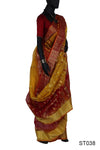 Gorgeous Dual-colour Tant Silk Saree
