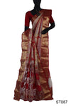 Multicolor Handloom Tant Silk Saree's