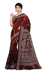 Gujrati Stitch Saree with Pure Silk Mark Tag