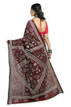 Hand Embroidery Kantha Stitch Saree for Women