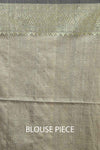 Linen Cotton Organic Handloom Saree