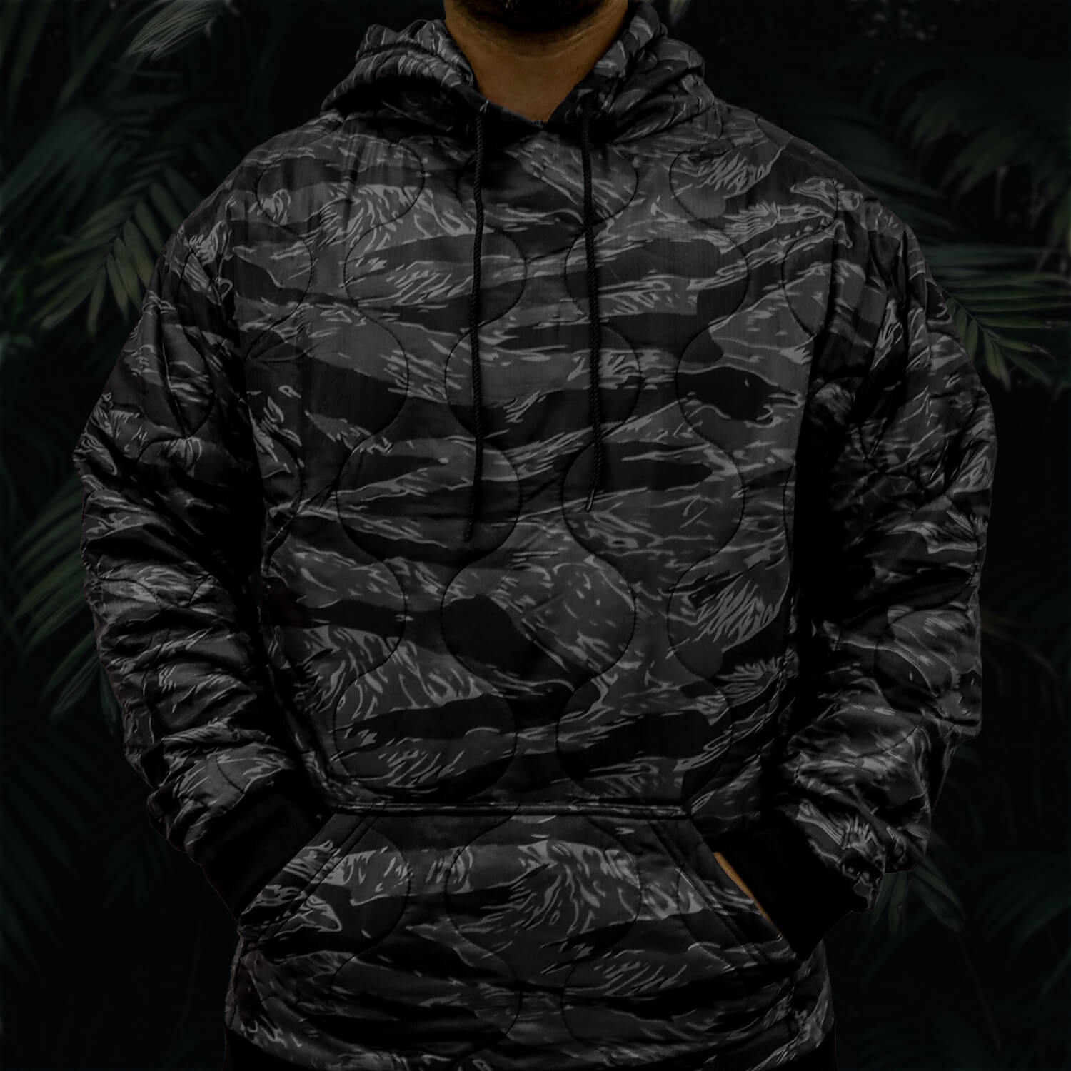 black tiger camo hoodie