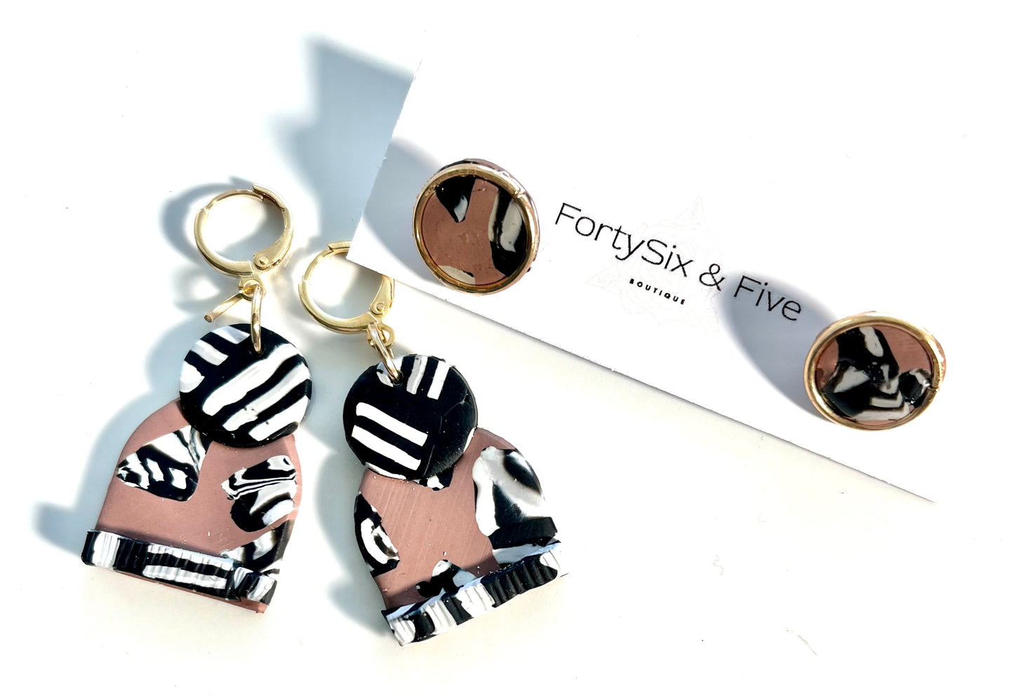 Hat and studs gift set Earrings 1955