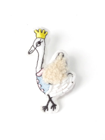Handmade Brooch "Goose"