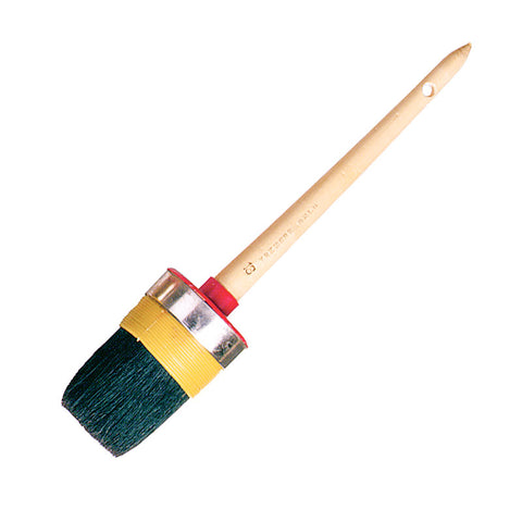Round Natural Bristle Paint Brush