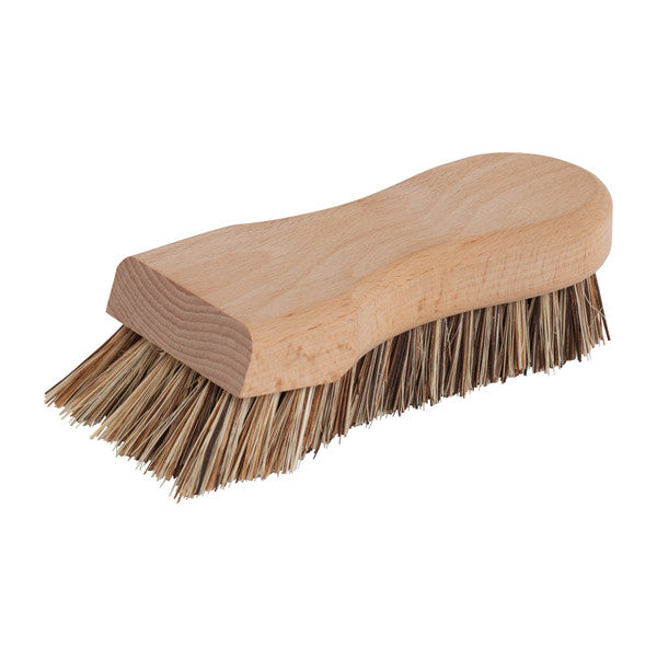 natural bristle scrub brush