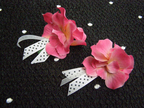 Funky Fun Floral Barrettes