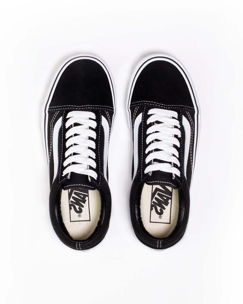 black vans old skool platform