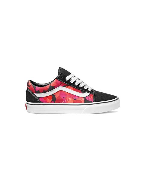 Old Skool Hearts Black By Vans Shoes Ban Do