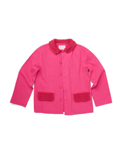 pink work jacket